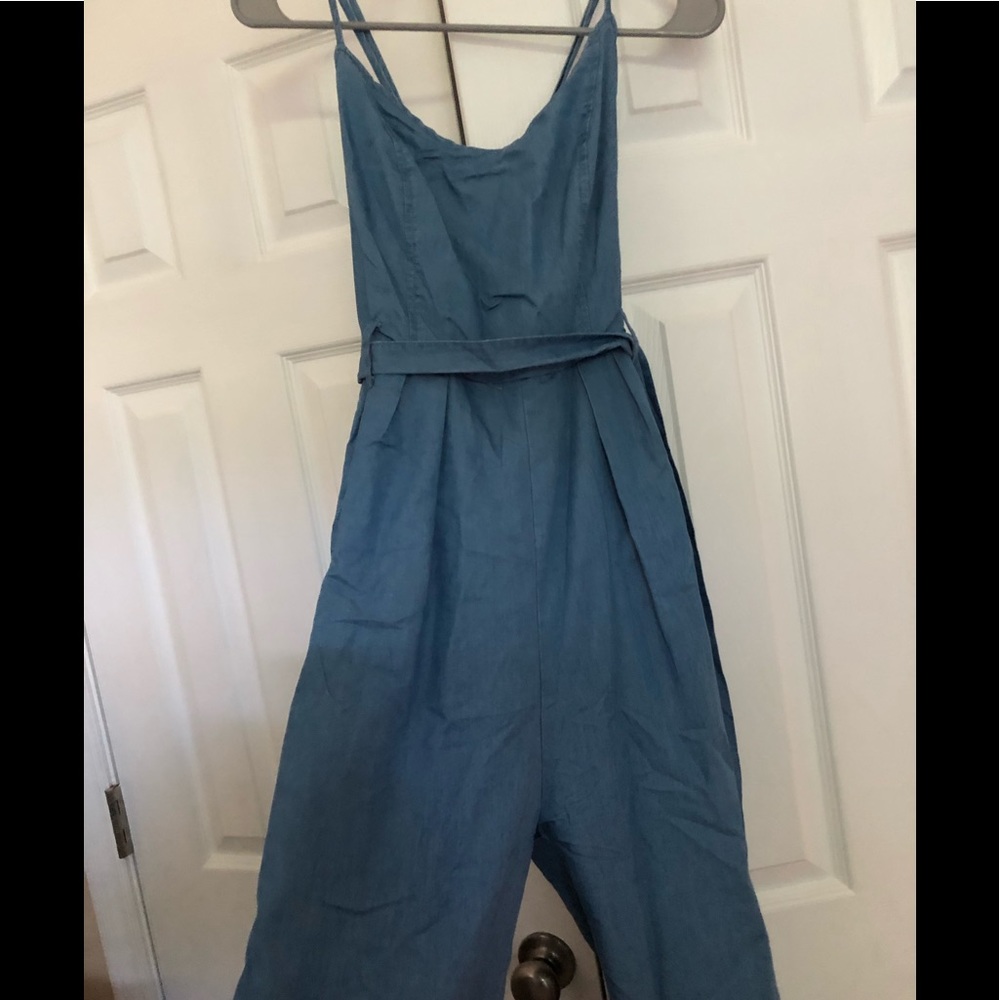 💖THE BEST EVER chambray jumpsuit